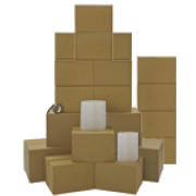 Moving Boxes & Moving Supplies in an easy to use Kit - Free Shipping - 15 Boxes & Packing Supplies